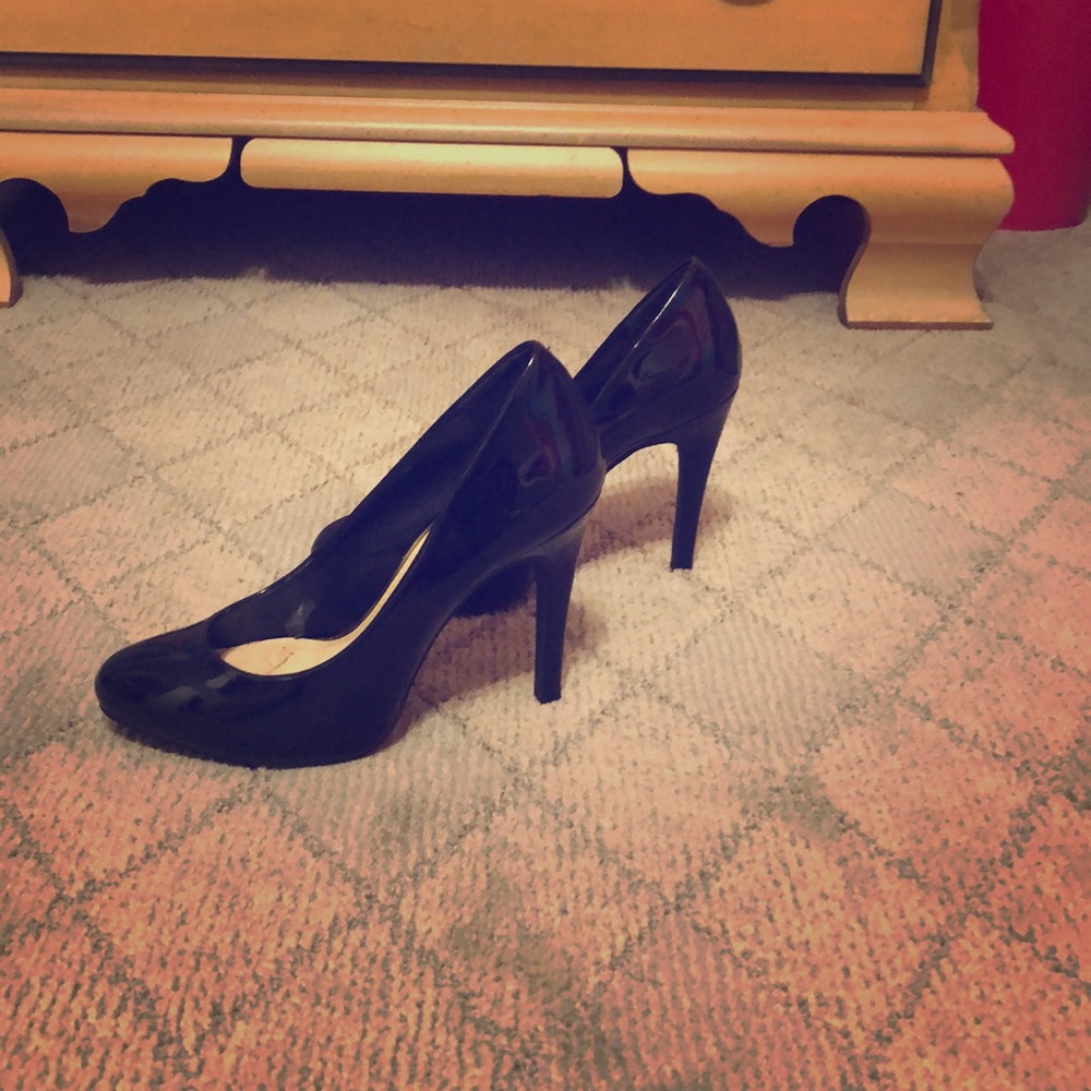 Black Patent Pumps